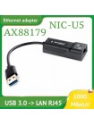 Ethernet адаптер Gembird NIC-U5 USB 3.0 — AX88179A, Gigabit LAN